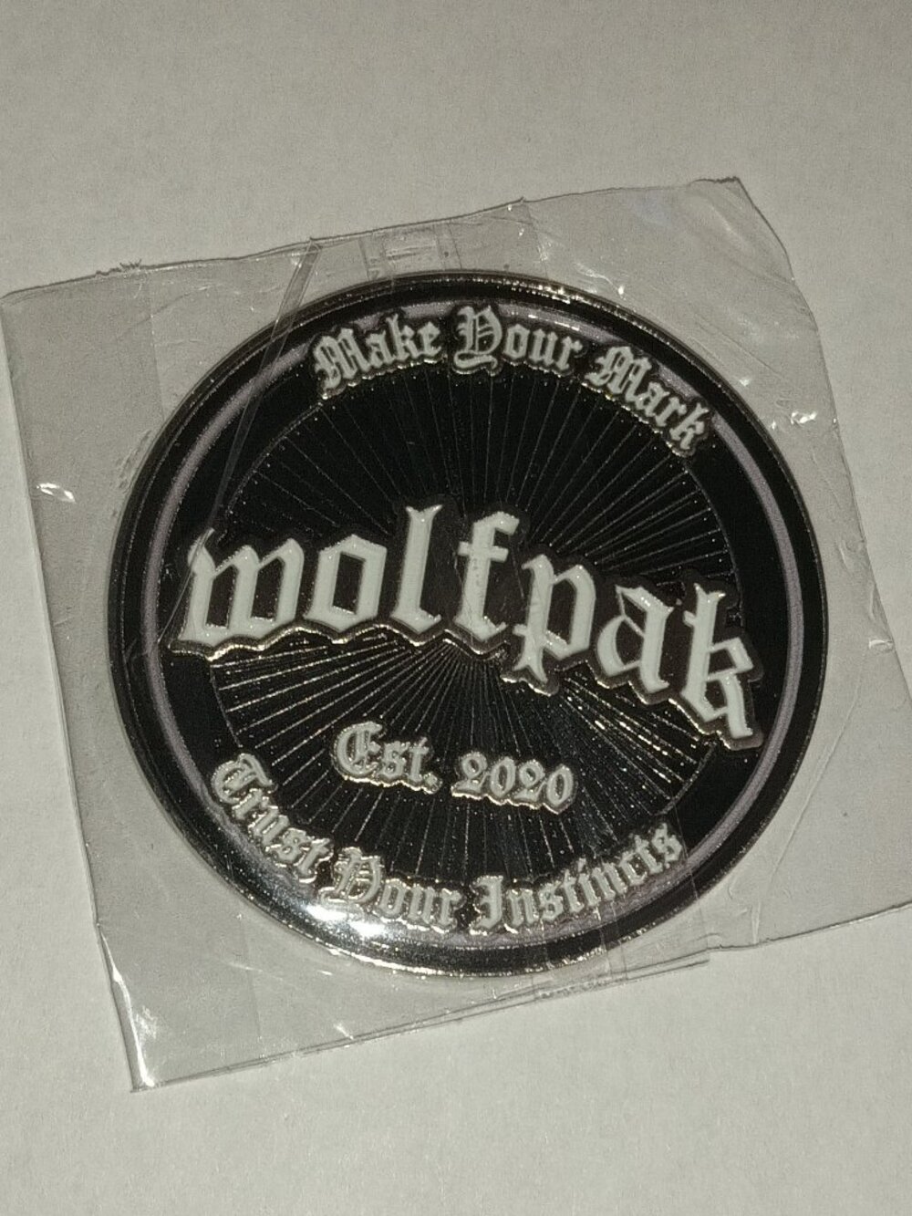 Wolfpak Deathwing 2026 Challenge Coin